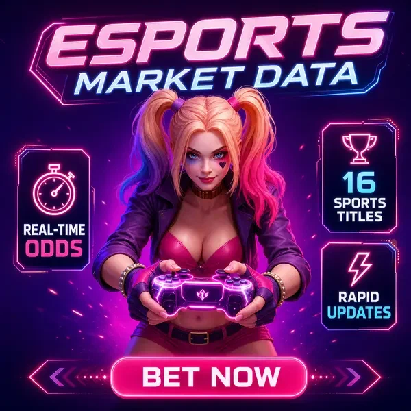 Joueur engagé dans les paris esports à l'Infrastructure de marché esports et flux de données Casino
